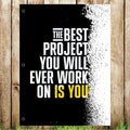VB010 The Best Project Gym/Pub Advertising Banner Indoor/Outdoor Waterproof PVC