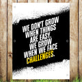 VB044 We Dont Grow We Advertising Gym Bussines Banner Indoor/Outdoor Waterproof PVC