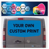 VIV000 Custom Tailgate wrap for Vauxhall/Opel Vivaro Air Release Vinyl