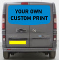 VIV000 Custom Tailgate wrap for Vauxhall/Opel Vivaro Air Release Vinyl
