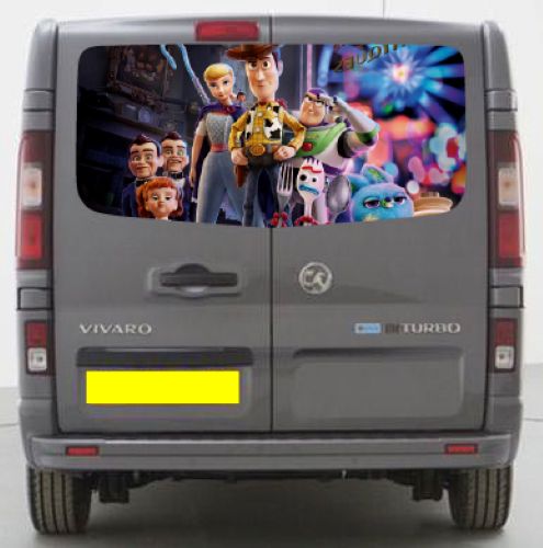 VIV012 Toy Story Tailgate wrap for Vauxhall/Opel Vivaro