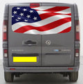 VIV018 USA Tailgate wrap for Vauxhall Vivaro Rear Panel Wrap Air Release Vinyl