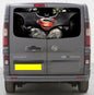 VIV019 Superman Batman Tailgate wrap for Vauxhall/Opel Vivaro