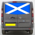 VIV025 Scotland Flag Tailgate wrap for Vauxhall Vivaro Rear Panel Wrap Air Release Vinyl
