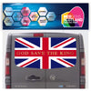 VIV027 United Kingdom Flag Tailgate wrap for Vauxhall/Opel Vivaro