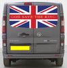VIV027 United Kingdom Flag Tailgate wrap for Vauxhall/Opel Vivaro
