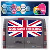 VIV028 Uk Flag Tailgate wrap for Vauxhall/Opel Vivaro
