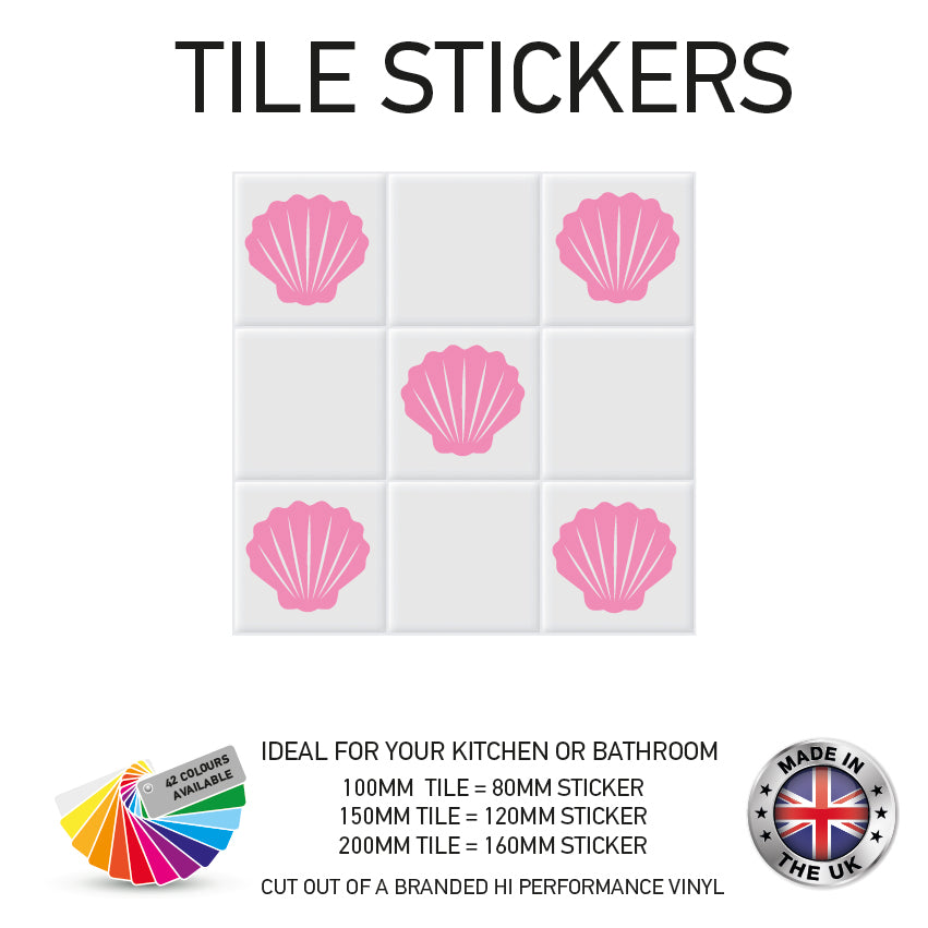 VTS01-75 Tile Stickers Vinyl Wall sTiles Decals Kitchen Home Decor 3 Sizes and Various Designs Available