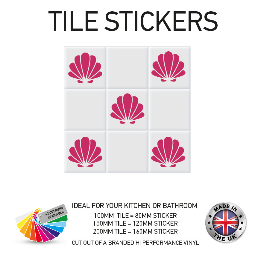 VTS01-75 Tile Stickers Vinyl Wall sTiles Decals Kitchen Home Decor 3 Sizes and Various Designs Available