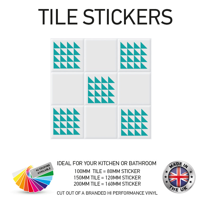 VTS01-75 Tile Stickers Vinyl Wall sTiles Decals Kitchen Home Decor 3 Sizes and Various Designs Available