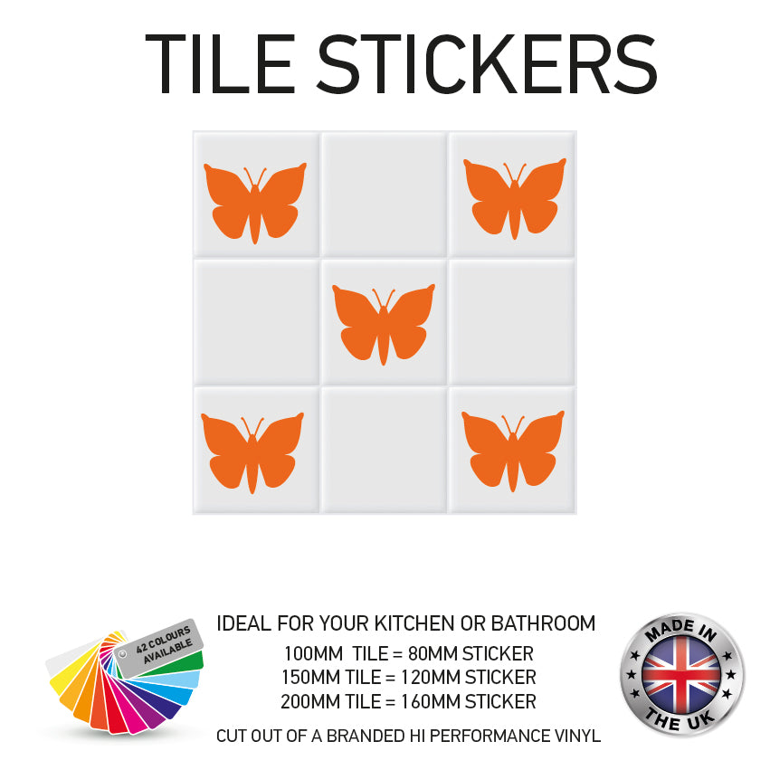 VTS01-75 Tile Stickers Vinyl Wall sTiles Decals Kitchen Home Decor 3 Sizes and Various Designs Available