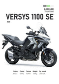 Kawasaki Versys 1100SE 2025 Motorbike Poster Printed | Premium Waterproof & Tear Resistant Full Colour Posters