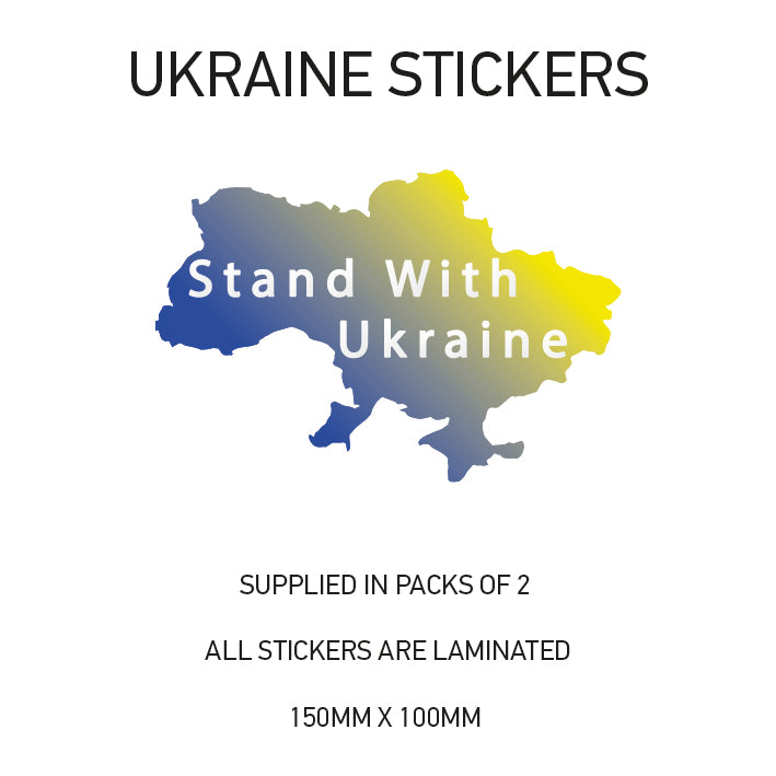 Ukraine War sticker 150mm Choice of 24 WAR01-24