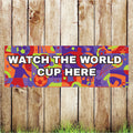 WC3BAN World Cup Pub Banner Indoor/Outdoor Waterproof PVC with Eyelets