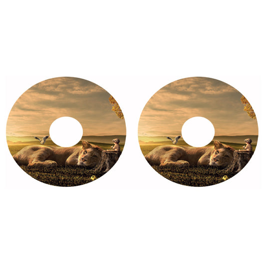 WCGW009 Lion 24 Inch Wheelchair Spoke Guard Sticker