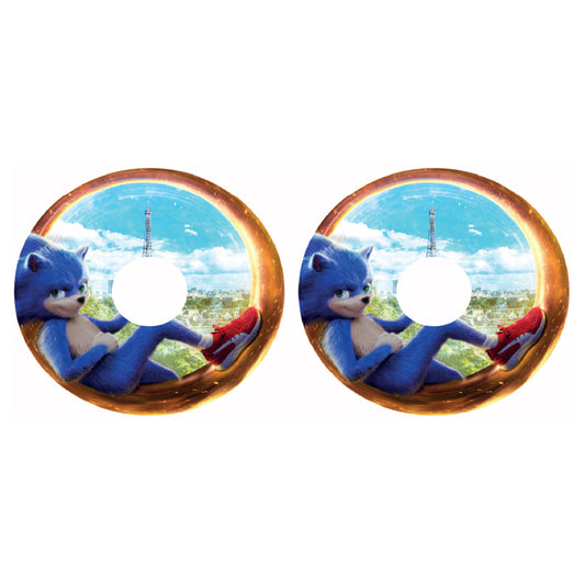 WCGW012 Sonic Hedgehog 24 Inch Wheelchair Spoke Guard Sticker