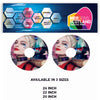 WCGW020 Harley Quinn 24 Inch Wheelchair Spoke Guard Sticker