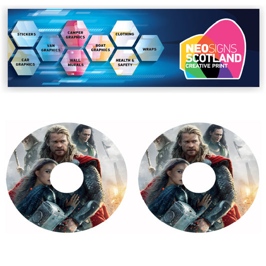 WCGW023 Thor 20 Inch Wheelchair Spoke Guard Sticker