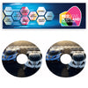 WCGW025 Super cars 22 Inch Wheelchair Spoke Guard Sticker