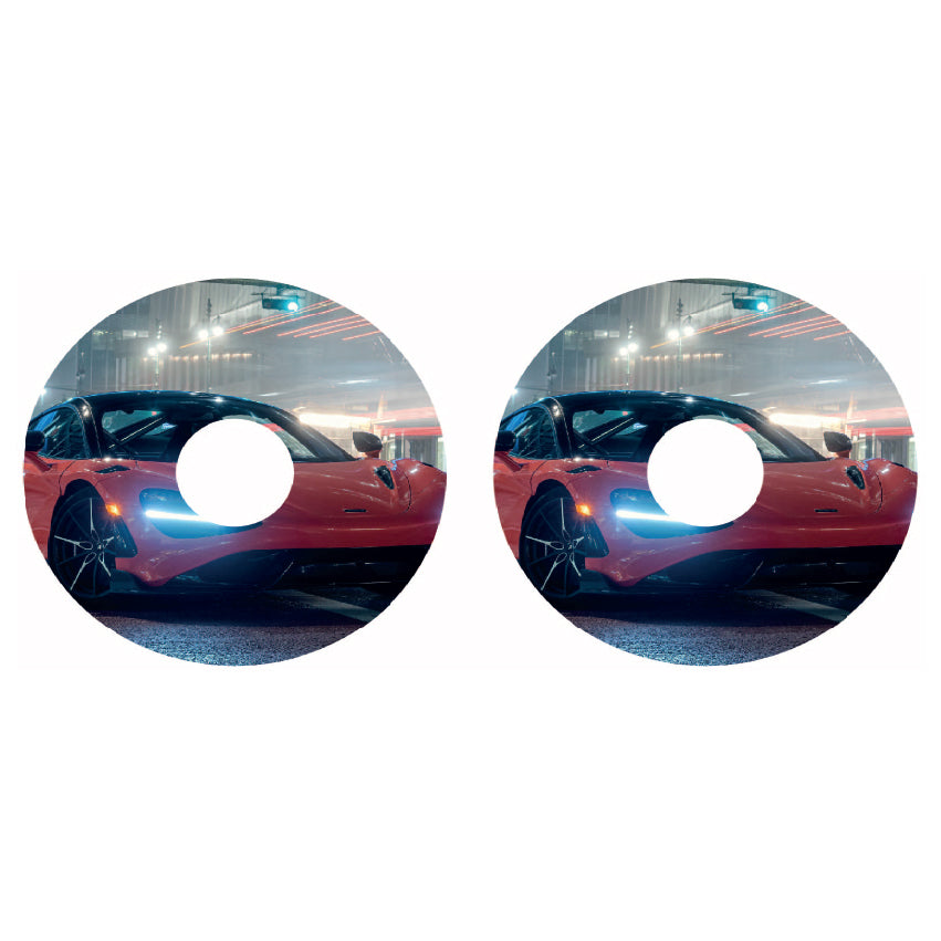 Wheelchair Spoke Guard Sticker Various Designs and Sizes Available