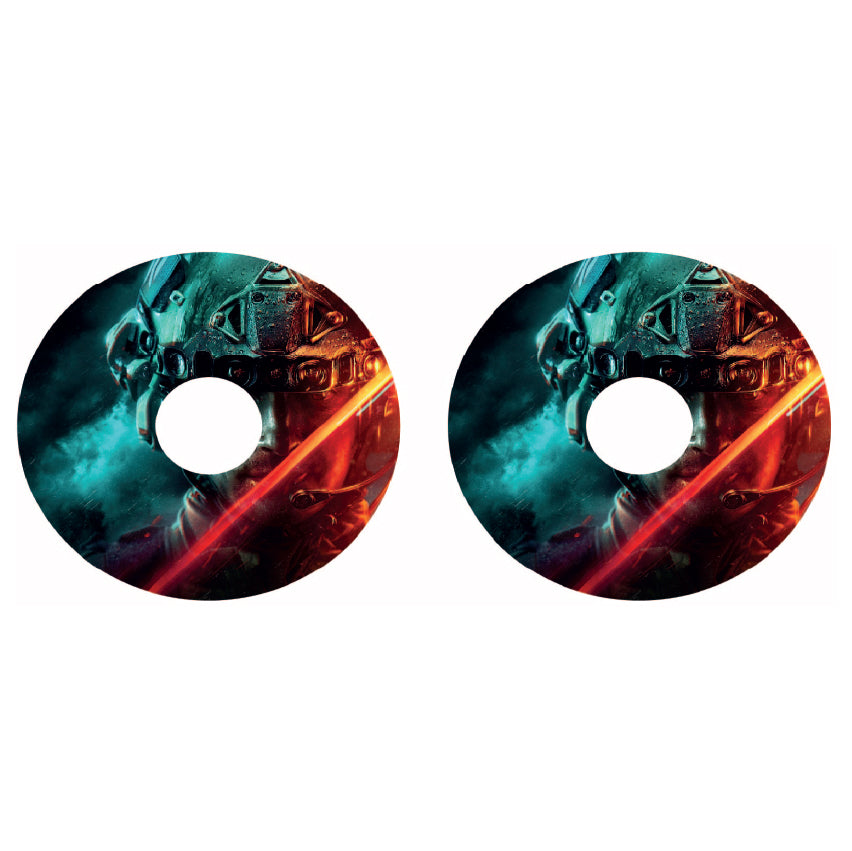 Wheelchair Spoke Guard Sticker Various Designs and Sizes Available