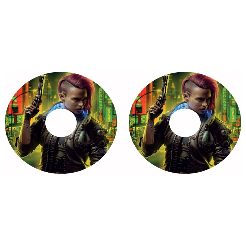 Wheelchair Spoke Guard Sticker Various Designs and Sizes Available