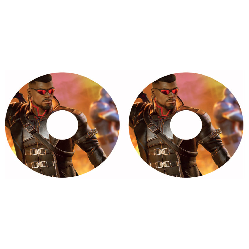 Wheelchair Spoke Guard Sticker Various Designs and Sizes Available