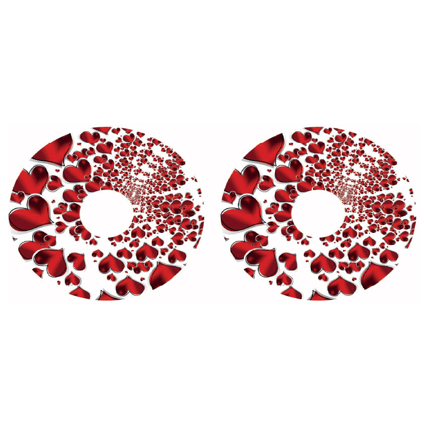 WCGW038 Love Hearts 24 Inch Wheelchair Spoke Guard Sticker