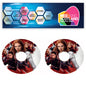 WCGW040 Fighter Women 22 Inch Wheelchair Spoke Guard Sticker