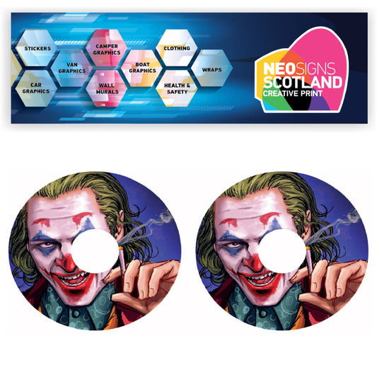WCGW044 Joker 20 Inch Wheelchair Spoke Guard Sticker