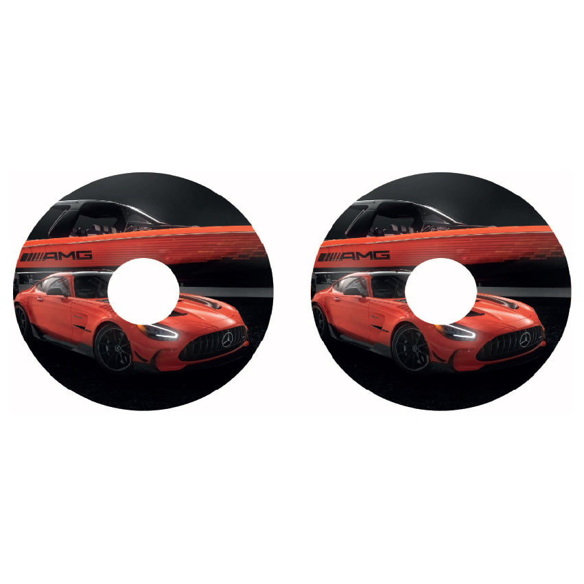 WCGW045 Super Car 20 Inch Wheelchair Spoke Guard Sticker