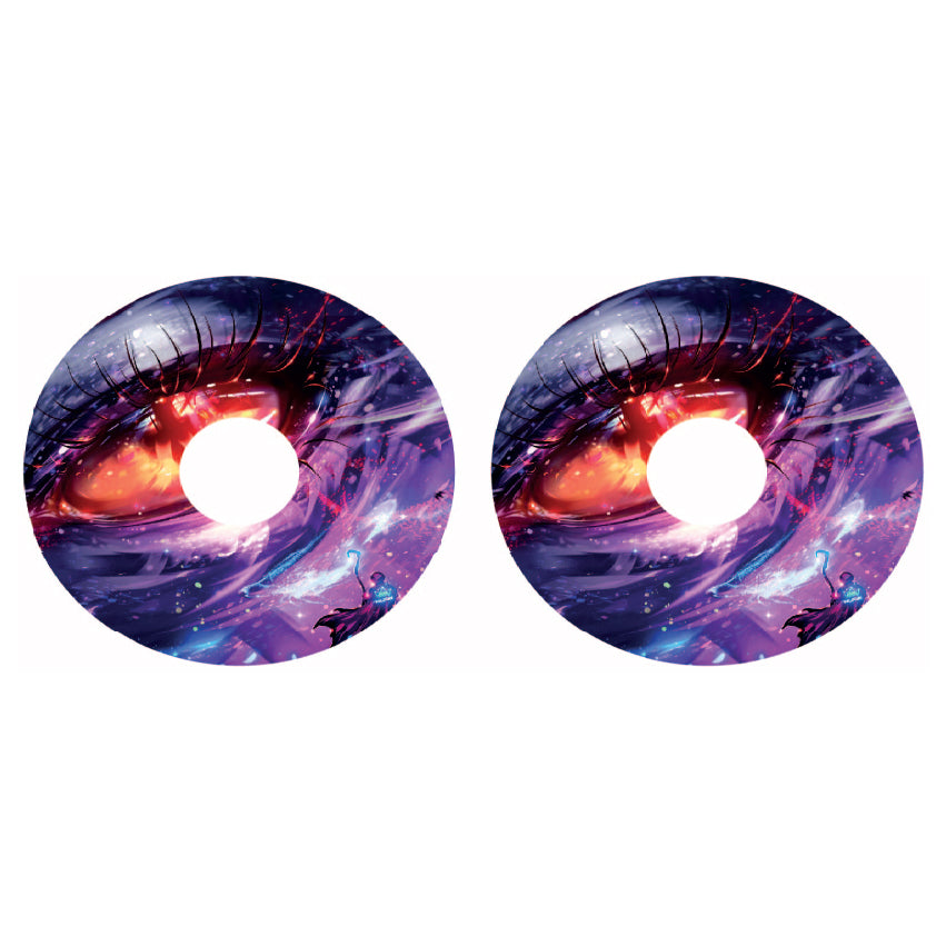 Wheelchair Spoke Guard Sticker Various Designs and Sizes Available