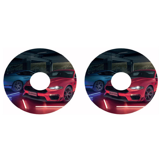 WCGW050 Fast Car 24 Inch Wheelchair Spoke Guard Sticker