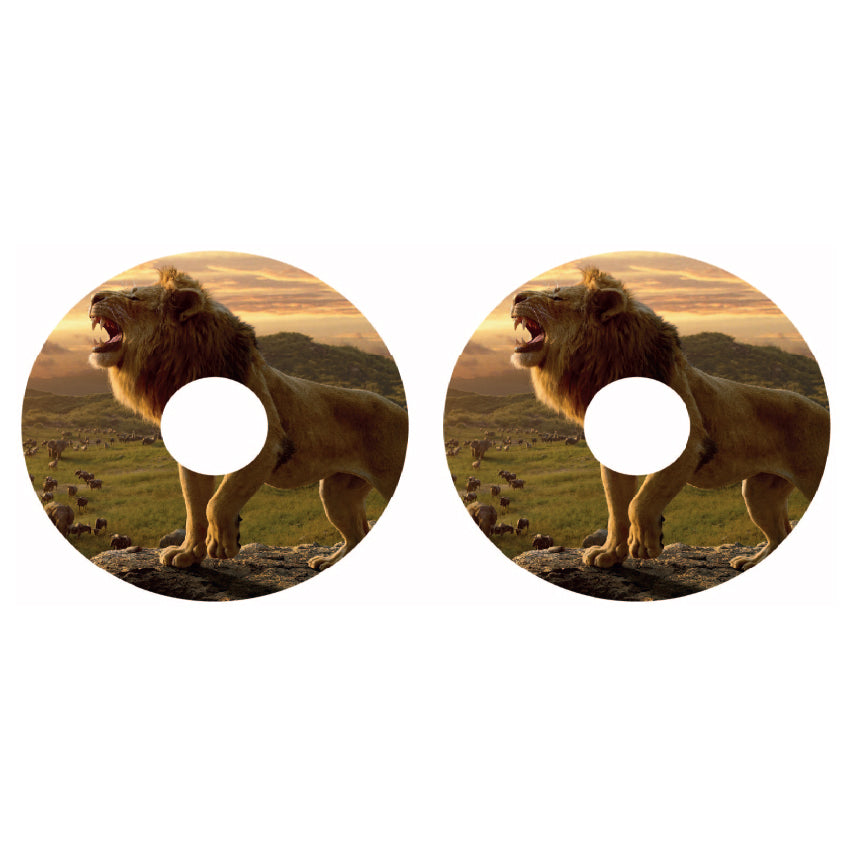 Wheelchair Spoke Guard Sticker Various Designs and Sizes Available