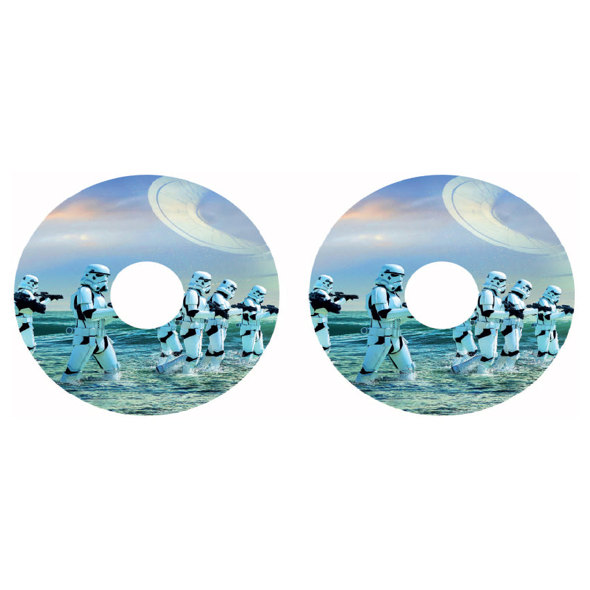 Wheelchair Spoke Guard Sticker Various Designs and Sizes Available