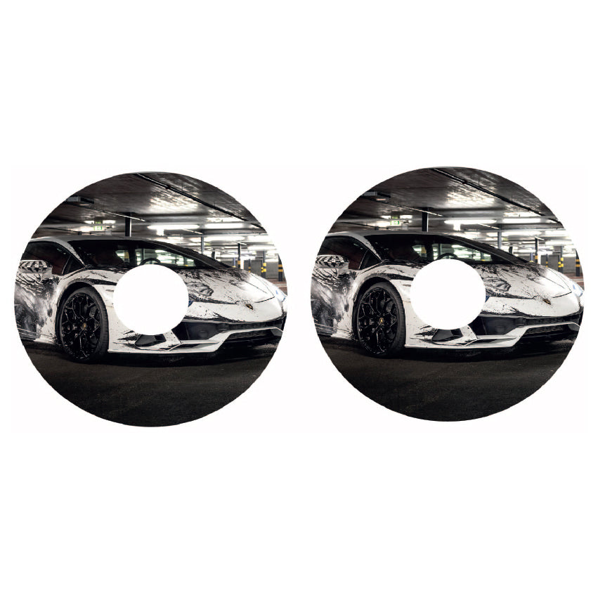 Wheelchair Spoke Guard Sticker Various Designs and Sizes Available