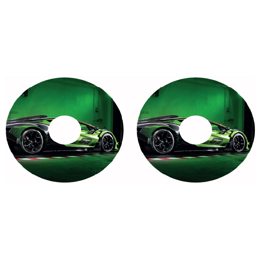 Wheelchair Spoke Guard Sticker Various Designs and Sizes Available