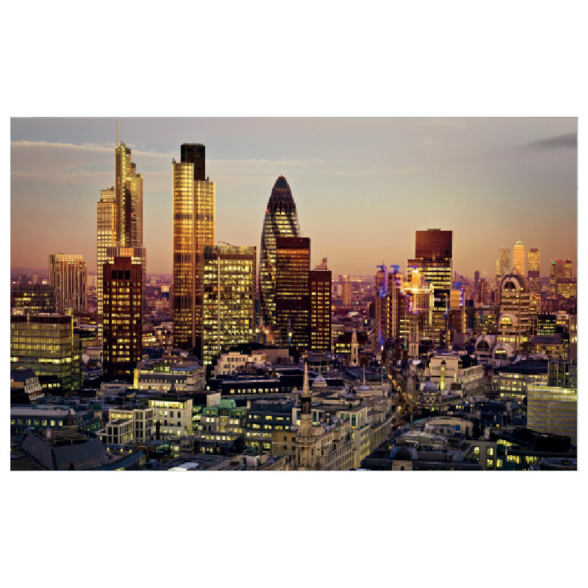 WG012 City of London Printed Wall Sticker Vinyl Various Sizes