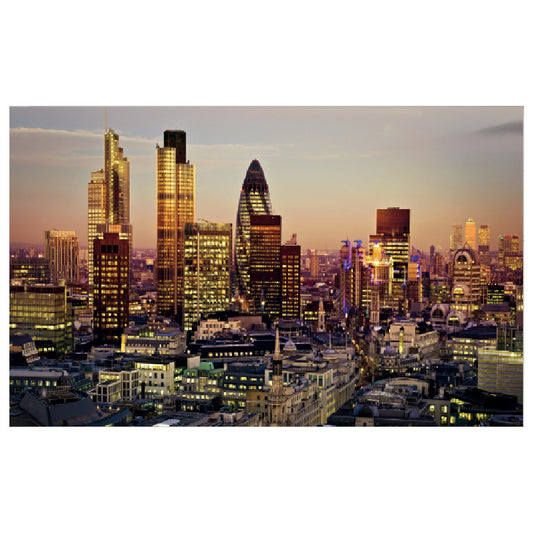 WG012 City of London Printed Wall Sticker Vinyl Various Sizes