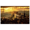 WG013 Edinburgh Castle  Printed Wall Sticker Vinyl Various Sizes