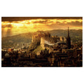 WG013 Edinburgh Castle At Sunrise Wall Sticker Vinyl Available in 3 Sizes