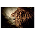 WG025 Roaring African Wild Lion Wall Sticker Vinyl Available in 3 Sizes