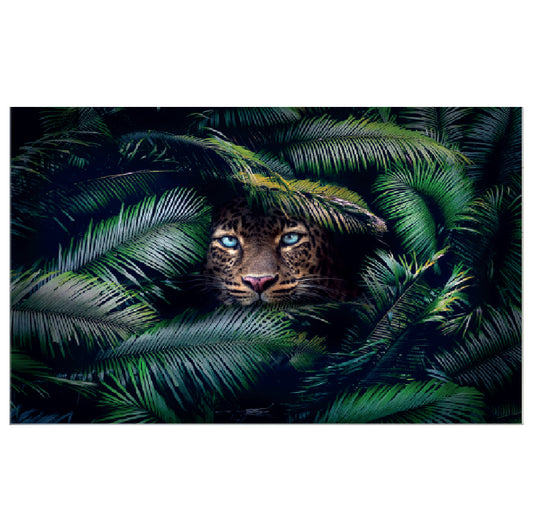 WG038 Tiger Face Printed Wall Sticker Vinyl Various Sizes