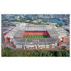 WG049 Manchester Stadium Printed Wall Sticker Vinyl Various Sizes