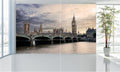 WM002 Big Ben London Bridge Wall Murals WallPaper Print Decal sticker