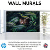 WM0038 Leopard Face Peaking Animal Wall Murals WallPaper Print Decal sticker