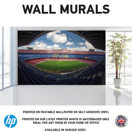 WM0058 World Biggest Football Stadium Wall Murals WallPaper Print Decal sticker
