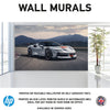 WM0063 White Supercar Wall Murals WallPaper Print Decal sticker