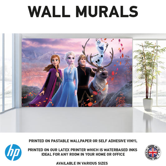 WM0100 Cartoon Film Characters Sunset Wall Murals WallPaper Print Decal sticker