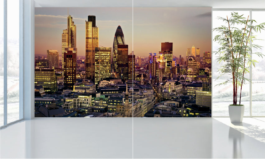 WM012 City Off London Wall Murals WallPaper Print Decal sticker